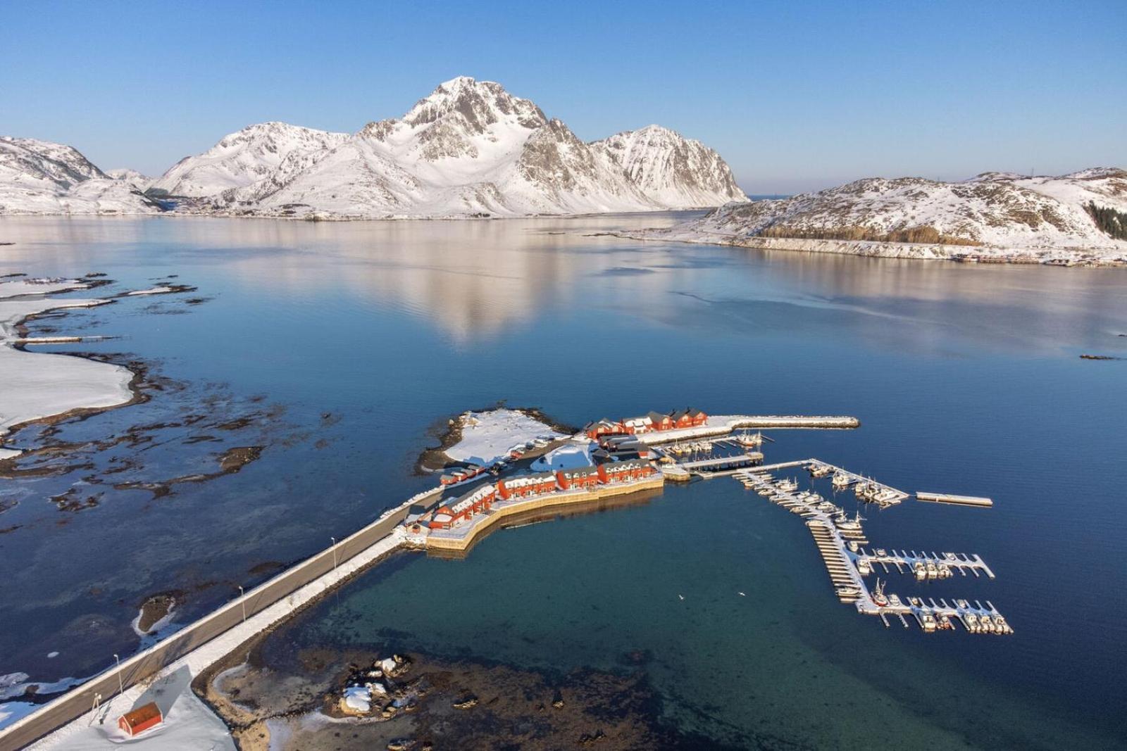 Nappstraumen Seafront Cabin, Lilleeid 68 Gravdal  외부 사진
