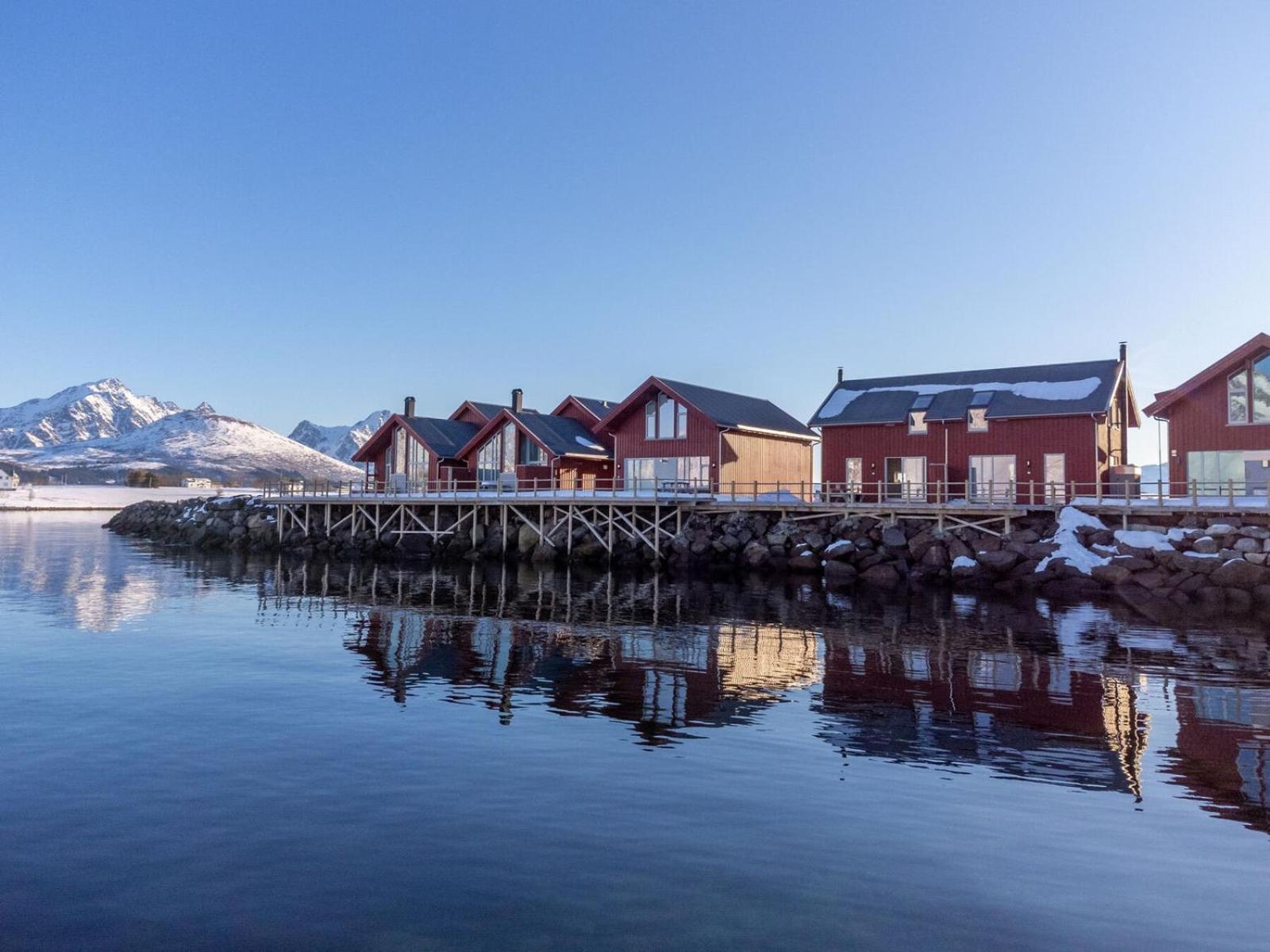 Nappstraumen Seafront Cabin, Lilleeid 68 Gravdal  외부 사진
