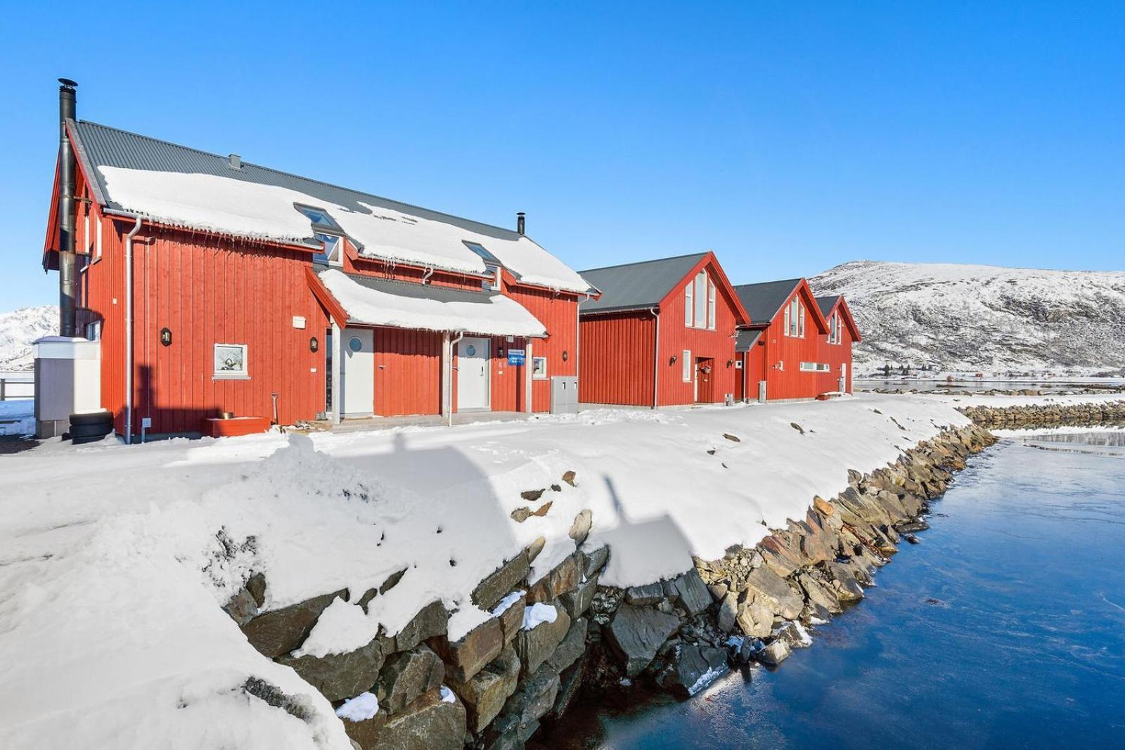 Nappstraumen Seafront Cabin, Lilleeid 68 Gravdal  외부 사진