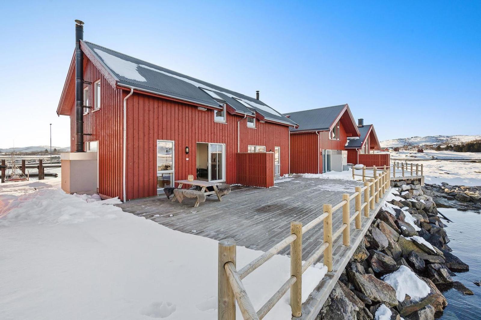 Nappstraumen Seafront Cabin, Lilleeid 68 Gravdal  외부 사진