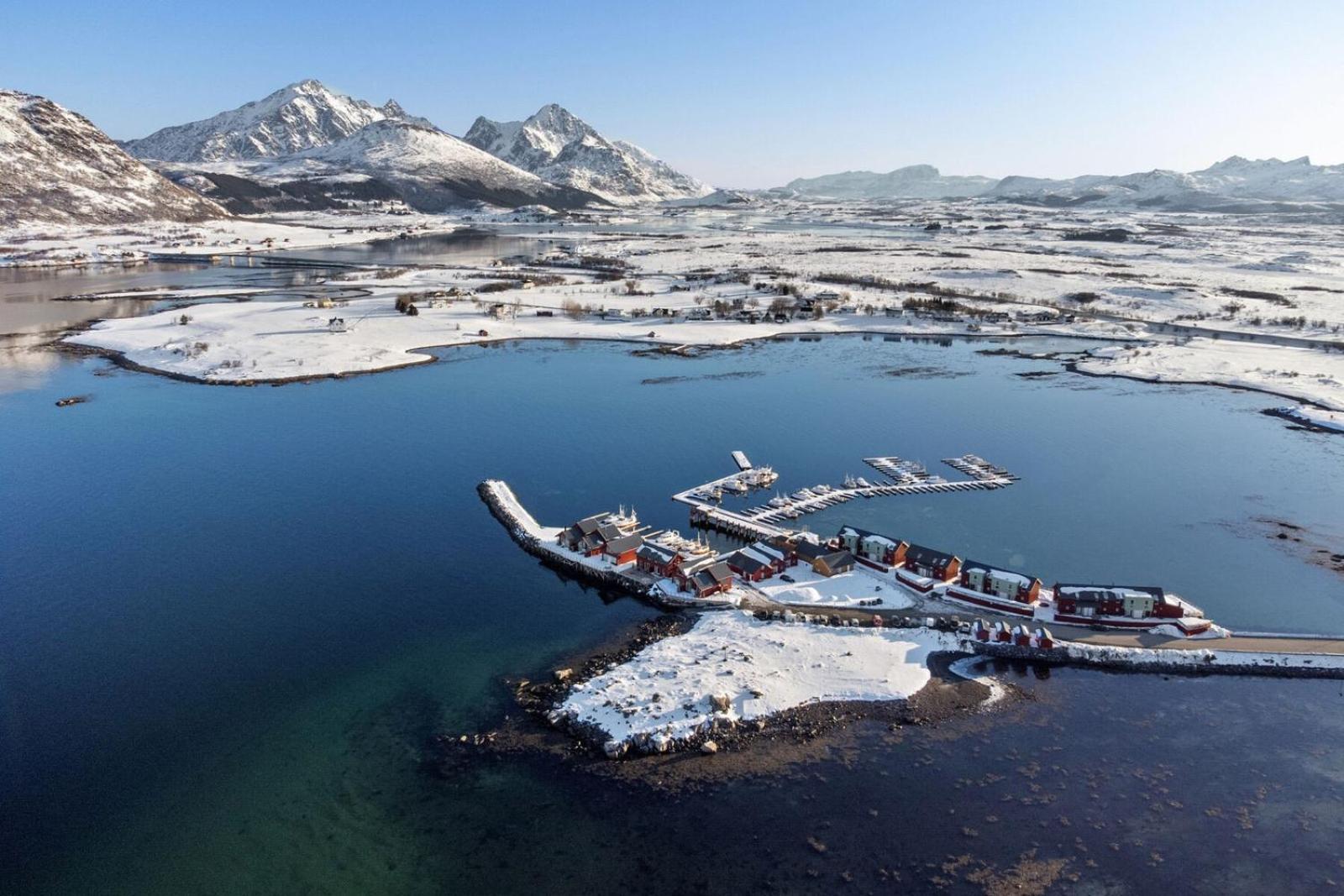 Nappstraumen Seafront Cabin, Lilleeid 68 Gravdal  외부 사진