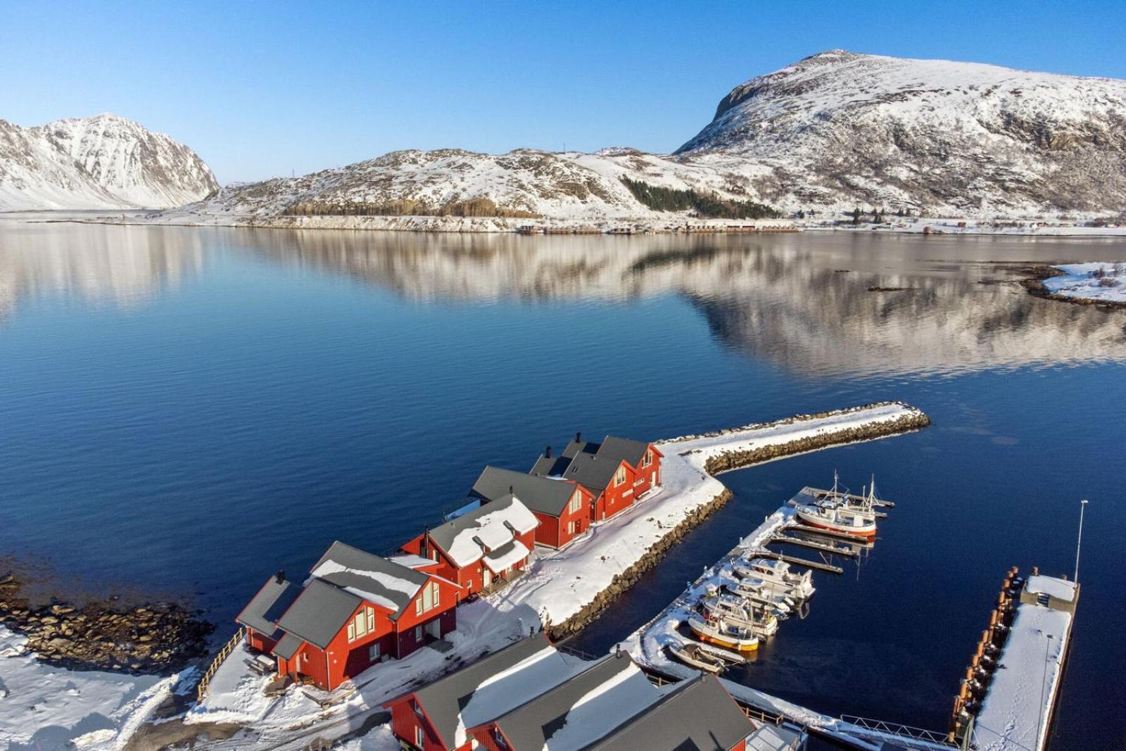 Nappstraumen Seafront Cabin, Lilleeid 68 Gravdal  외부 사진