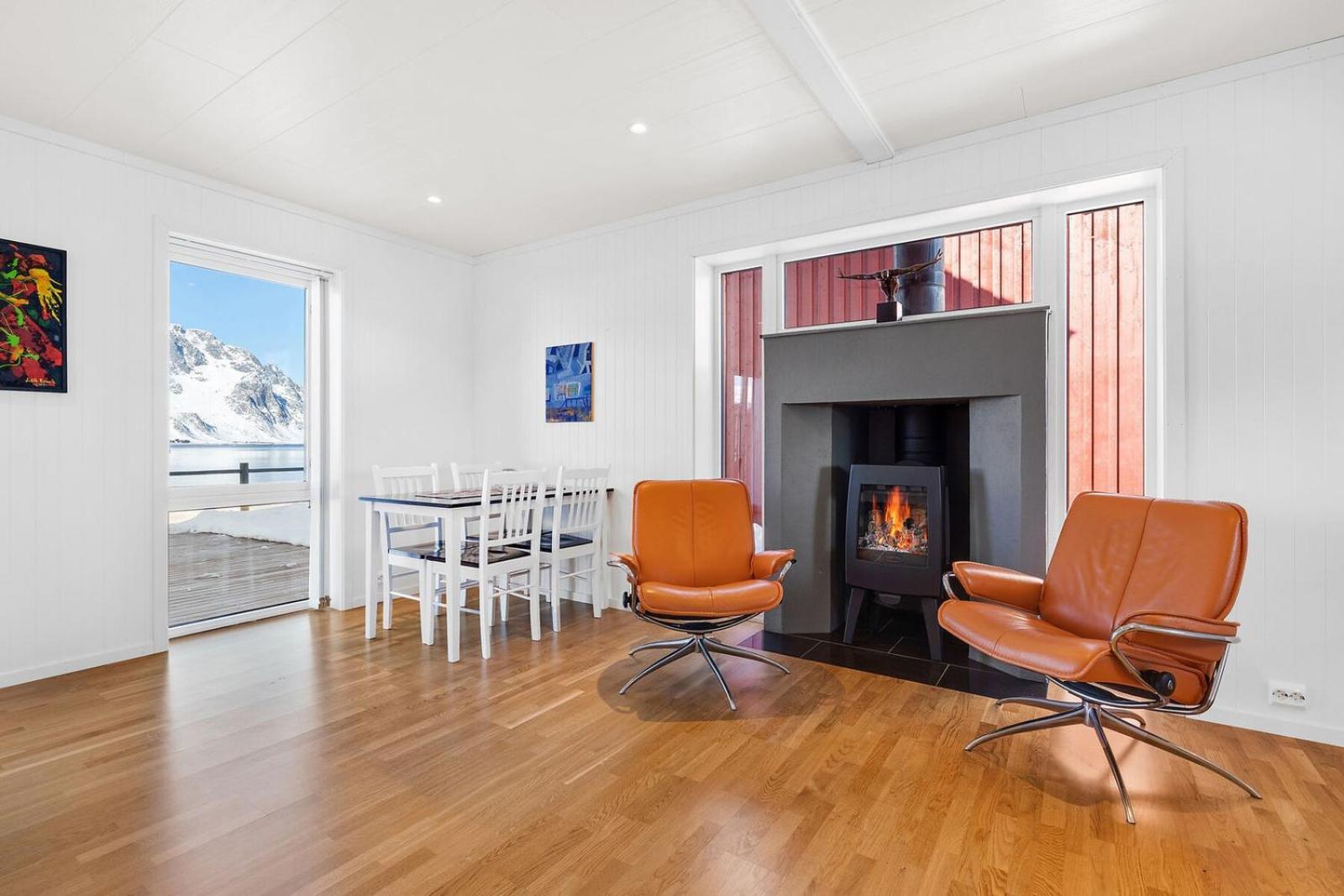 Nappstraumen Seafront Cabin, Lilleeid 68 Gravdal  외부 사진