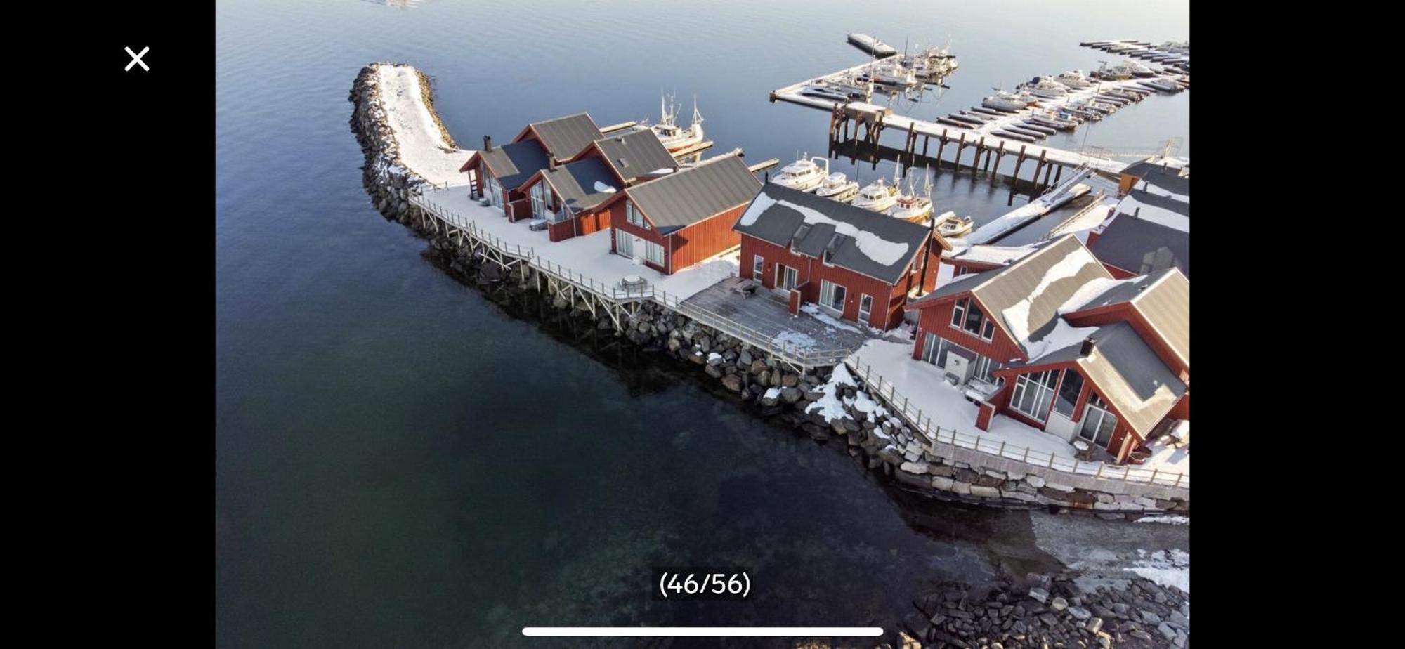 Nappstraumen Seafront Cabin, Lilleeid 68 Gravdal  외부 사진