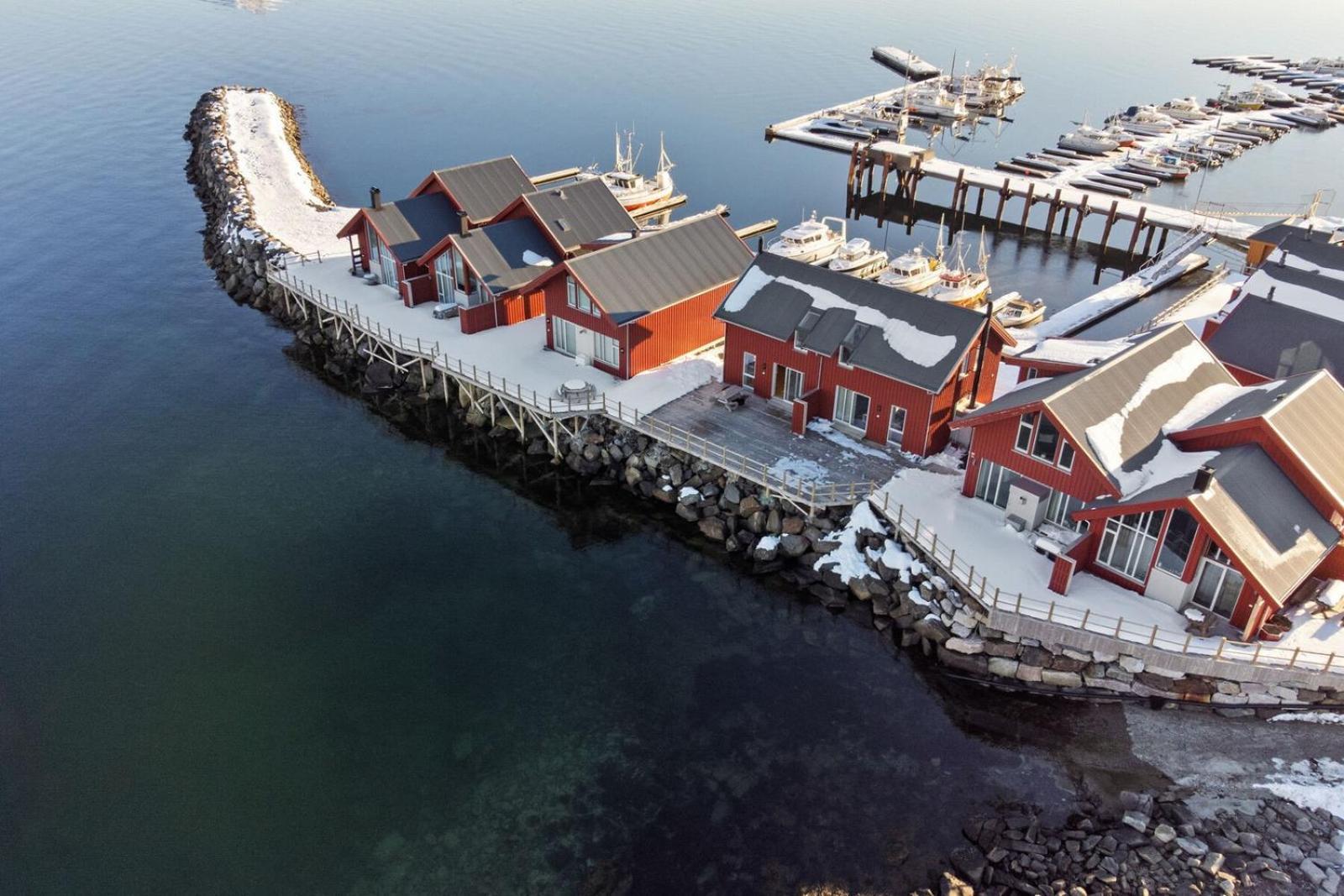 Nappstraumen Seafront Cabin, Lilleeid 68 Gravdal  외부 사진